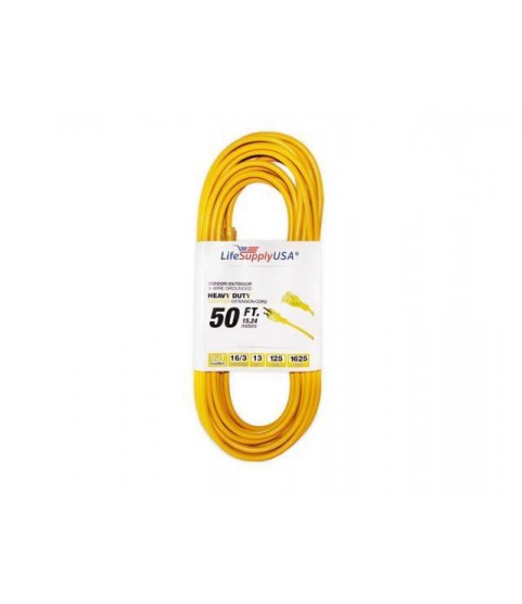 20 Pack - 16/3 50 ft. SJTW Lighted End Heavy Duty Extension Cord