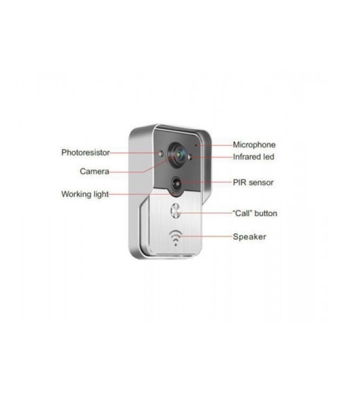 Wireless WiFi Doorbell Video Camera Smart Door Phone Ring Intercom Home Security