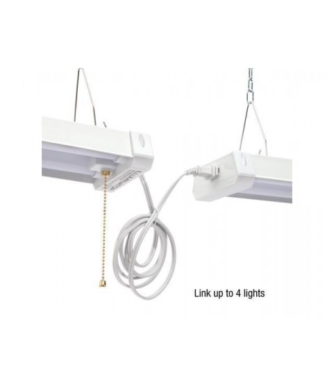ILLUMINATOR 42274 4,500 Lumen 4-Foot Linkable LED Shop Light, 4-Pack