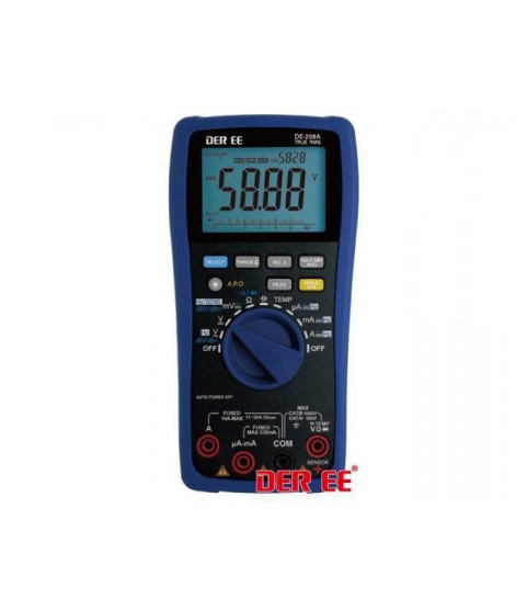DEREE DE-208A Digital Multimeter (True RMS) 100% Original Brand New DE208A.