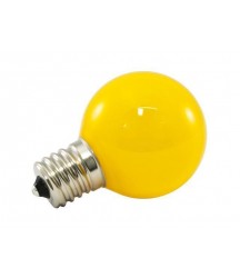 AmericanLighting PG40F-E17-YE Dimmable LED Globe Light Bulbs, Intermediate Base - 120 V, 1 watt - Yellow