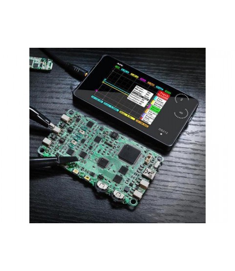 Handheld Digital Oscilloscope Thumb Wheel TFT 1MHz 10MSa/s Probe 2 Channel