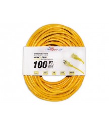 5 Pack - 10/3 100 ft. SJTW Lighted End Heavy Duty Extension Cord
