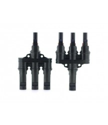 25 Years Warranty 20 pair PPO Material IP67 With TUV,1 To 3 type Branch MC4 Triple Connector