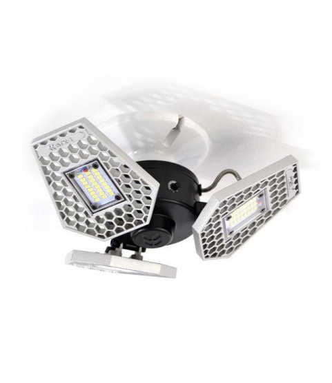 STKR Concepts TRiLIGHT Screw- In Motion Activated Ceiling Light- 4000 Lumen