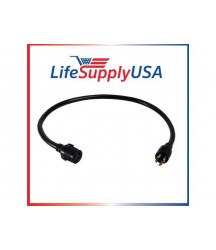 5 Pack - 25 ft.4-Prong L14-30P / L14-30R 30 Amp Generator Extension Cord 10AWG*4 125/250V STW VELCRO STRAP UL APPROVED