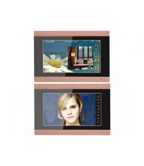 7inch color TFT LCD Wifi 3 Apartments Video Door Phone Intercom System IR-CUT HD 1000TVL Camera Doorbell