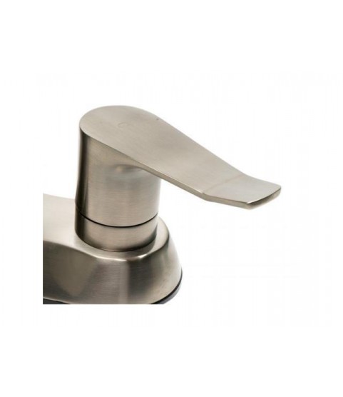 ALFI brand AB1493 Two-Handle 4 Inch Centerset Bathroom Faucet Brushed Nickel