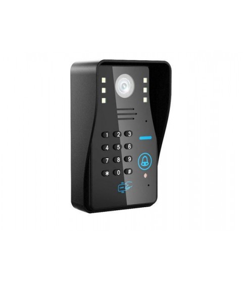 9 inch Wired Wifi RFID Password Video Door Phone Doorbell Intercom with IR-CUT 1000TVL Wired Camera Remote APP