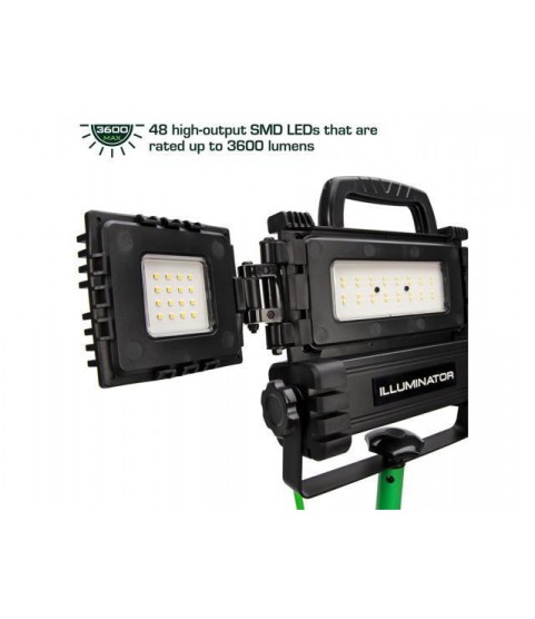 ILLUMINATOR 67124 360-Degree 3,600 Lumen LED Work Light with Tripod