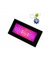 HQRP 270W High-Power 90 LED 6 Band Hydroponic Plant Grow Light Panel / Lamp with hanging kit + HQRP UV Meter