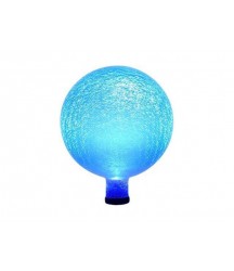 achla designs celestial orb solar 10inch gazing globe ball, blue lapis