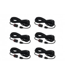 Allied Precision Industries LockNDry 25-Foot Indoor/Outdoor Power Cord  (6 Pack)