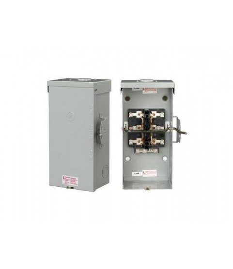 GE Industrial - TC10324R - 200 Amp Double Throw - Outdoor Nema 3R - 120/240V Non-Fused Transfer Switch