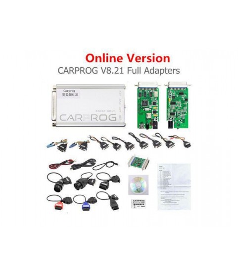 CARPROG V8.21 Perfect Online Version V8.21 Including Full Authorization 21 Full Adapters Car Prog Car Repair Tool