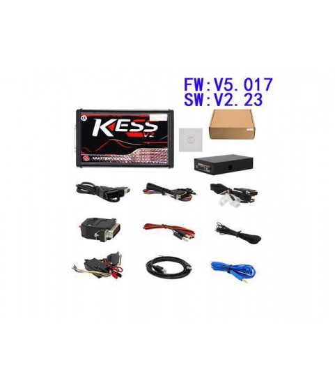 100% No Tokens RED KESS V2 V5.017 V2.23 ECU Chip Tuning Online KESS 5.017  Manager Tuning Kit For Car Truck