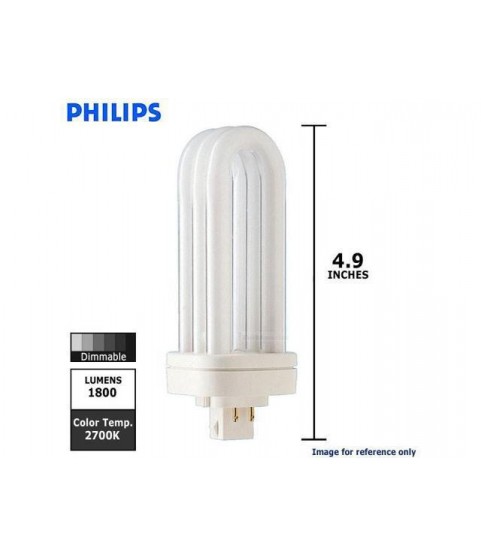 Philips 26w Triple Tube 4-Pin GX24Q-3 2700K Fluorescent Light Bulb