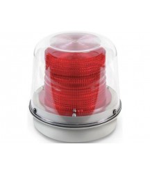 Edwards Signaling - 94R-N5 - Strobe and Warning Light, Xenon, 120 V, Red Lens, Conduit Mount Mount, 94, 0.1 A, 4X, 7-7/8