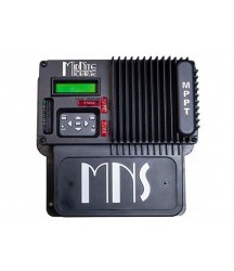 midnite solar, the kid mppt charge controller, 150vdc, 30a, 1248v battery, with lcd & wall mount bracket, black, mnkidb