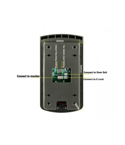 7 inch Color Video Door Phone Intercom System With 2 Monitor 1 RFID HD Doorbell 1000TVL Camera + Electronic Door Lock