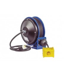 COXREELS PC10-3012-B 30 ft. 12/3 Extension Cord Reel 20.0 Amps 4 Outlets 120VAC