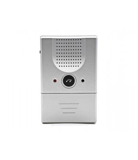720P WiFi Video Door Phone Home Security Door Wireless Intercom P2P Support iOS and Android Smartphone TF Card  (Silver)