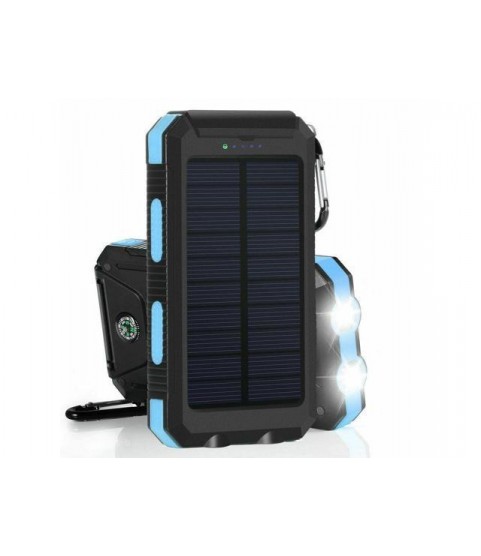 2000000mAh 2 USB Portable Solar Battery Charger Solar Power Bank Phone