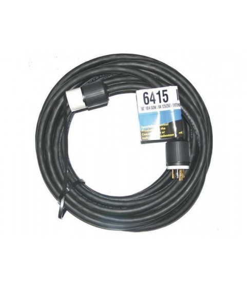 Generator Cord Set, 50 Ft, 0.715 In Dia