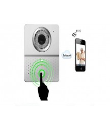 Aleko HL-3601-UNB Wi-Fi Wireless Visual Intercom Doorbell Security Camera Door Phone for Iphone & Ipad Samsung Android IOS System Mobile Phone