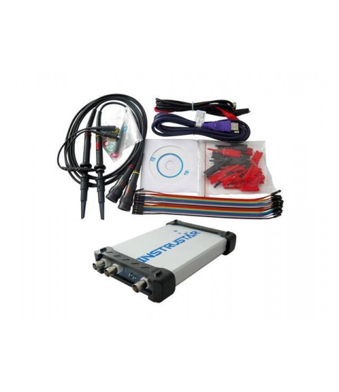 ISDS205X 20MHz 2CH Virtual PC USB Oscilloscope DDS Signal and Logic Analyzer
