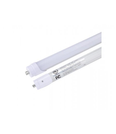 10Pcs T8 4Ft LED Light Tube FA8 18W 4000K Frosted Cover UL-listed DLC-qualified