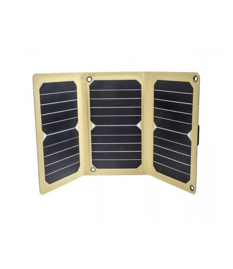12 Survivors SolarFlare 16 Solar Charging Panel, 15.9 Watt Capacity, Black, 10.1