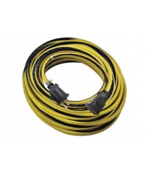 POWER FIRST 52NY23 100 ft. Extension Cord 12/3 Gauge YL/BK