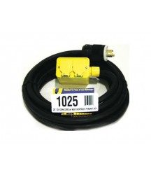 CEP 1025 Extension Cord,25ft,12/4,20A,SOW,Black