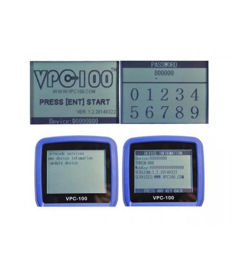 VPC-100 Hand-Held Vehicle Pin Code Calculator With 500 Tokens Update Online Ship From US VPC100 designed for Locksmith man and DIY users