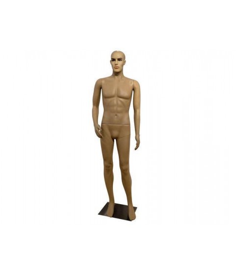 6 FT Male Mannequin Make-up Manikin Metal Stand Plastic Full Body Realistic New