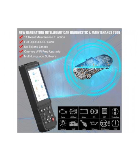 Launch CRP469 OBD2 Scanner Clear Airbag Codes ABS Bding Oil Light Service SAS TPMS DPF Reset Battery Matching Injector Coding Immo Programming Check Engine Code Reader OBD 2 Diagnostic Scan Tool