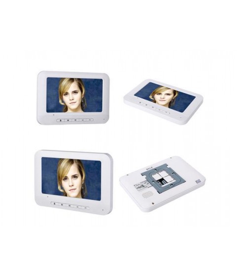 7 Inch color TFT LCD 2 Monitors Video Door Phone Doorbell Intercom Kit 1-camera 2-monitor Night Vision