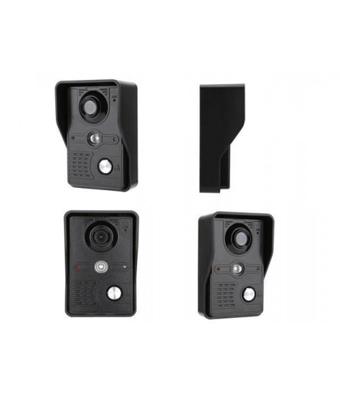 7inch 2 Monitors Video DoorPhone Doorbell Intercom Wired /Wireless Wifi System with  IR-CUT HD 1000TVL Wired Camera Night Vision